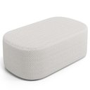 Ver imagem 6 de Kit 02 Puffs Decorativos Orgânico para Living Quarto 100cm Doha W01 Bouclê Cru - Lyam Decor
