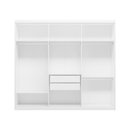 Ver imagem 3 de Guarda Roupa 6 Portas Casal Cancún Branco