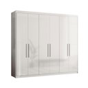 Ver imagem 1 de Guarda Roupa 6 Portas Casal Cancún Branco