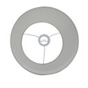 Ver imagem 3 de Cúpula Clássica de Abajur Luminária 34x23x50cm de Tecido Algodão Soquete Nacional Cor Bege Ref 26