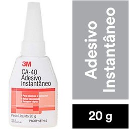 Cola Adesivo Instantaneo 3M SCOTCH-WELD CA-40 20G - 1