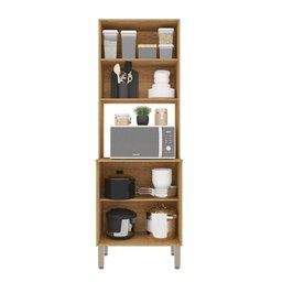 Paneleiro Torre Quente 2 Portas Valência Sallêto Móveis:cinamomo/grafite - 3 Paneleiro Torre Quente 2 Portas Valência Sallêto Móveis:cinamomo/grafite - 3