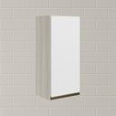 Ver imagem 6 de Armario Aereo 1 Porta Mdf 30 Cm Kali 12201 Bianco Toq Branco Uv Nicioli