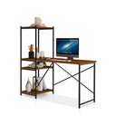 Ver imagem 2 de Escrivaninha Office Rubi em Mdf Industrial com Prateleiras Klm Store