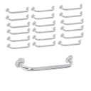 Ver imagem 1 de Barra Alça Apoio 40Cm Kit 90 Uni Aço Inox PCD Acessibilidade Banheiro Box Banho Anti Queda Acidente 