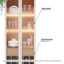 Ver imagem 2 de Cristaleira Guanabara com 2 Portas de Vidro - Off White/Frei
