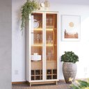 Ver imagem 1 de Cristaleira Guanabara com 2 Portas de Vidro - Off White/Frei