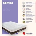Ver imagem 4 de Colchão Solteiro Molas Ensacadas Gemini 26x 188x 78cm Montreal Branco/Preto