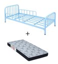 Ver imagem 4 de Cama Montessoriana Infantil Solteiro em Aço com Colchão Azul