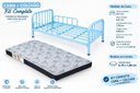 Ver imagem 2 de Cama Montessoriana Infantil Solteiro em Aço com Colchão Azul