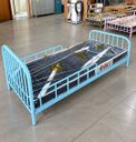 Ver imagem 3 de Cama Montessoriana Infantil Solteiro em Aço com Colchão Azul