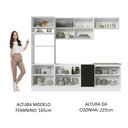 Ver imagem 7 de Cozinha Completa 270001 Com Armário E Balcão Branco/Preto