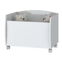 Ver imagem 6 de Baú para Brinquedos Multiuso com Rodinhas - Aquarela - Branco