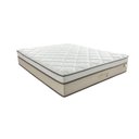 Ver imagem 1 de Colchão Queen Molas Ensacadas Aquárius 34x 198x 158cm Montreal Branco/Tecido Suede Bege, Malha 240g