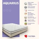 Ver imagem 3 de Colchão Queen Molas Ensacadas Aquárius 34x 198x 158cm Montreal Branco/Tecido Suede Bege, Malha 240g