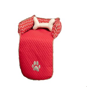 Cama Protetora de Sofá Pet Meg Pequeno Impermeável: Vermelho