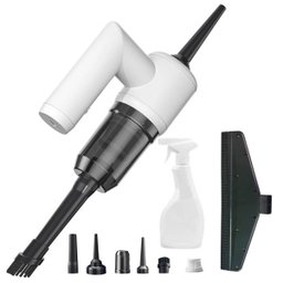 Aspirador Soprador Po Liquidos Sujeiras 5 em 1 Regarrevel Inflador Limpeza sem Fio Janela Cortina So - 1
