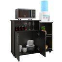 Ver imagem 1 de Balcão Fruteira Para Cozinha Multiuso Organizador Branco com Preto ClickForte Armário Fruteira