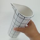 Ver imagem 4 de Vaso Suez Decorativo Cachepô Enfeite 23x12x9cm Cerâmica Branco
