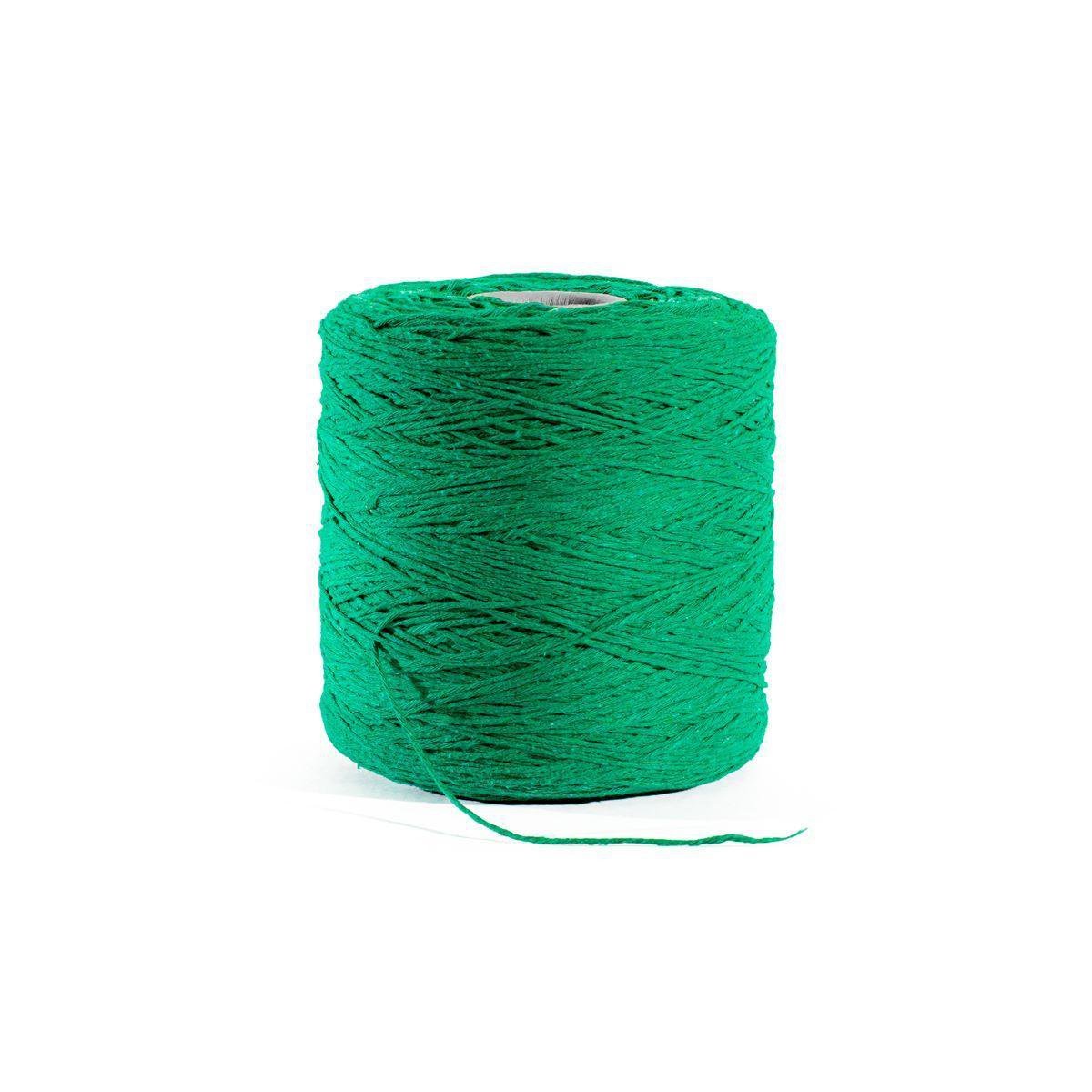 Barbante Ou Linha Para Crochê Colorido Nº 8 - Verde Bandeira - 1
