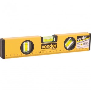 Nível Alumínio 10 3 Bolhas - Vonder Plus