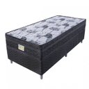Ver imagem 1 de Cama com Box Solteiro Imperial Black 0,88x1,88x0,53cm Molas Montreal