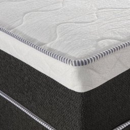 Cama Box Solteiro Gemini 0,88x188x68cm Molas Ensacadas  - 1