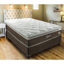 Ver imagem 1 de Cama Box Casal 138x188x59cm Látex Cygnus Yescasa