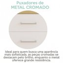 Ver mais imagens de Escrivaninha Mesa Escritório Tamburato 1 Gaveta 2 Lugares Olmo e Branco Artany