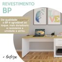 Ver imagem 7 de Escrivaninha Mesa Escritório Tamburato 1 Gaveta 2 Lugares Olmo e Branco Artany