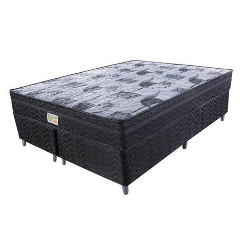 Cama Box Queen 158x198x52cm Imperial Black Yescasa