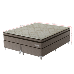 Cama Box Queen  Molas Ensacadas Supreme 158x198x72 - 4
