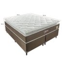 Ver imagem 2 de Cama Box Casal King Cygnus Latex 193x203x59cm Molas Ensacadas Montreal