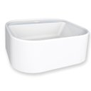 Ver imagem 2 de Cuba Para Banheiro 33x31 Mármore Sintético Duna Cozimax Branco