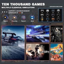 Vídeo Game Retrô Stick 3d 64gb + 37 Mil Jogos + 2 Controles - 4