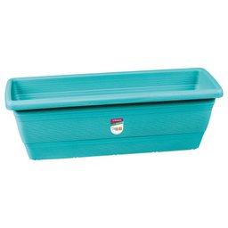 Floreira de Plástico Azul 18 cm Atlas - 1