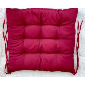 Kit 04 Assento Futton para Cadeira Oxford 40cm X 40cm:vinho