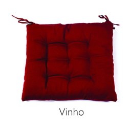 Kit 04 Assento Futton para Cadeira Oxford 40cm X 40cm:vinho - 2