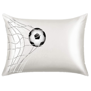Fronha de Cetim para travesseiro Personalizada Futebol m2