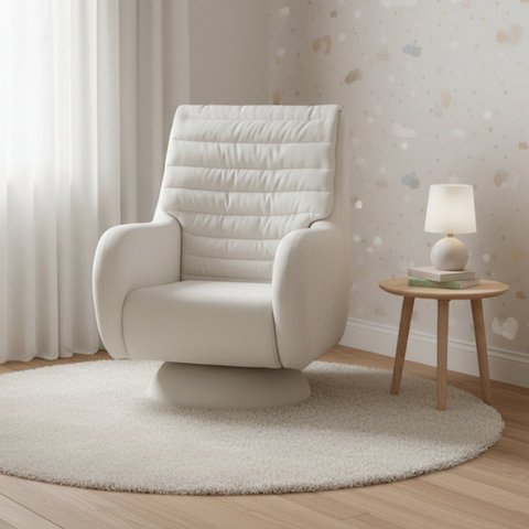 Poltrona de Amamentação Cone Giratória e Balanço Zen