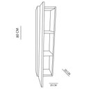 Ver imagem 3 de Armário Nicho Toalheiro Natural em Mdf 80cm [f031]