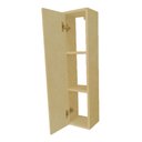 Ver imagem 2 de Armário Nicho Toalheiro Natural em Mdf 80cm [f031]