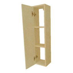 Armário Nicho Toalheiro Natural em Mdf 80cm [f031] - 2