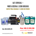 Ver imagem 2 de Kit Resinagem Desaerador Zero Bolhas Vr200 7,5kg P/resina
