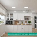 Ver mais imagens de Cozinha Armário 7 Peças Paneleiro Balcão com Tampo 270 cm Unna Branco Poliman