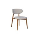Ver imagem 3 de Kit 4 Cadeiras Mariana Estofadas para Sala de Jantar com Design Curvo Yescasa