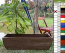 Ver imagem 6 de Kit 4 Vaso Planta 100x30 Jardineira Floreira Polietileno BGPLASTICOS AZUL ARARA 009
