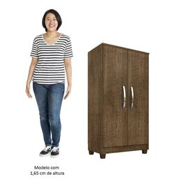 Armário Multiuso Organizador Lavanderia Olinda Malbec Incorplac - 3