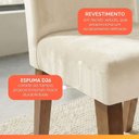Ver mais imagens de Conjunto Sala de Jantar Mesa 1,20m Moove 4 Cadeiras Veludo Milano Viero