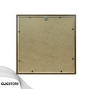 Ver imagem 3 de Kit 5 Molduras 15x15cm com Vidro e Fundo Imagem Decorativa Quadro Decor Quarto Sala Cor:tabaco